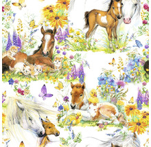Fototapete Vlies HRBP300088 Pferde 5-tlg. 243 x 280 cm
