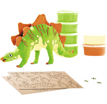 Knetmasse Dinosaurier Set mit Modellierwerkzeug und Formen