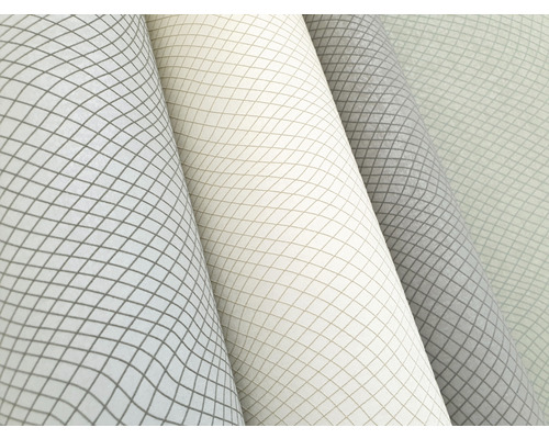 Mehrere Rollen Tapeten mit Rautenmuster