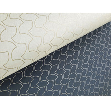Vliestapete 67667-HOR Pure & Noble II Daisy Navy blau