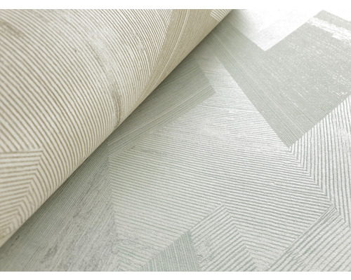 Nahaufnahme einer Tapete mit geometrischen Formen