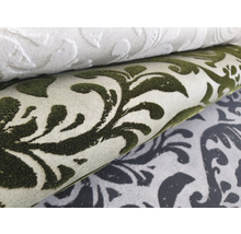 Vliestapete 87256-HOR Pure & Noble III Flock Laurel Dove Samt