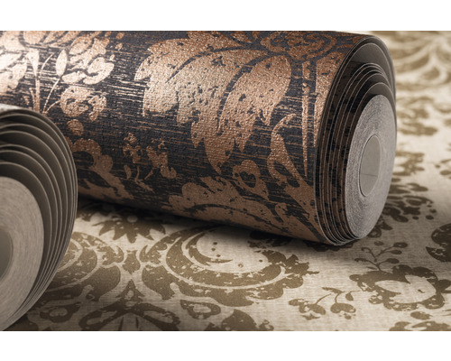 Rolle Strukturtapete mit floralem Muster