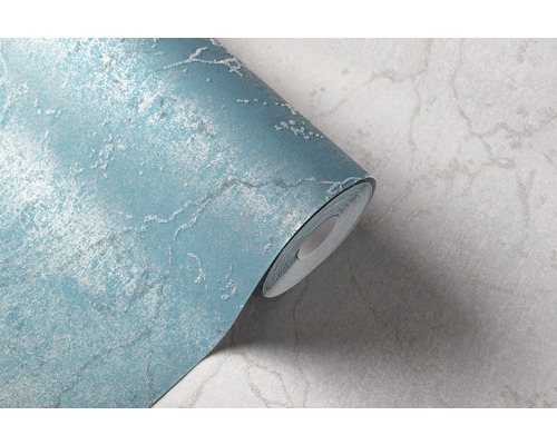 Rolle blaue Tapete mit Muster