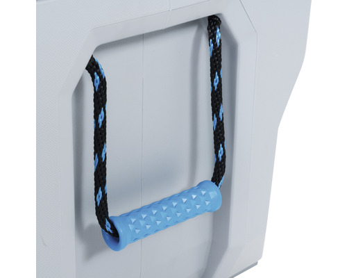 Griff mit Seil an Kühlbox