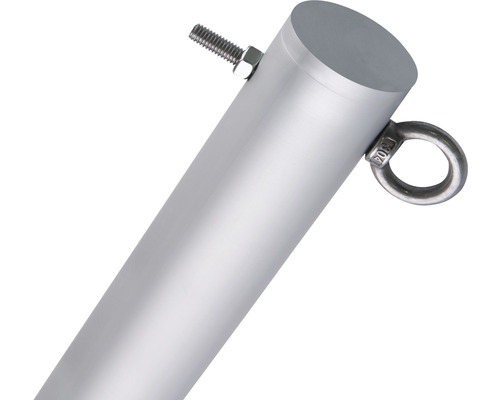 Aluminiumpfosten mit Schraube und Öse