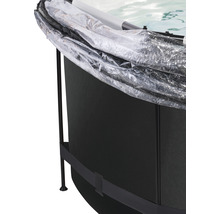 Detailansicht eines Pools mit Abdeckung