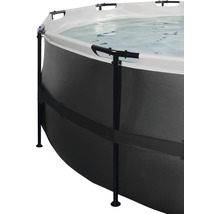 Detailansicht eines Framepools mit Stahlrahmen