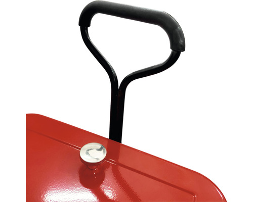 Detailansicht eines Gartenfräse-Handgriffs