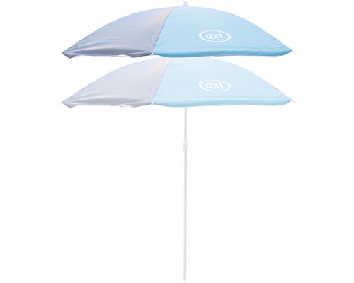 Strandsonnenschirm mit AXI Logo
