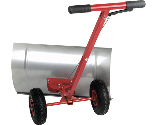 Schneeschieber mit Rädern und verstellbarem Griff