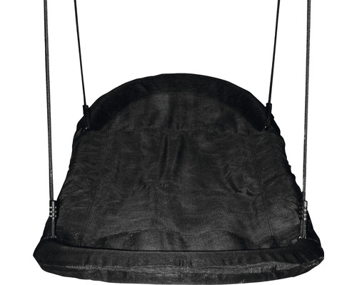 Hängesessel aus Stoff mit Seilaufhängung