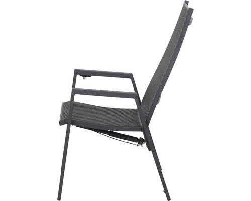 Gartensessel mit Armlehnen und verstellbarer Rückenlehne