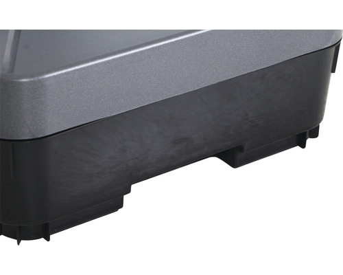 Detailansicht eines Kunststoffbehälters