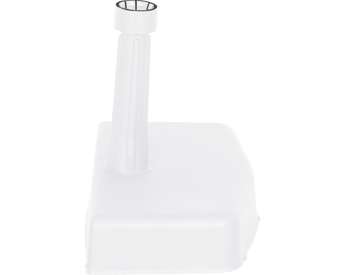 Weißer Spülkasten aus Kunststoff für das WC