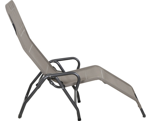 Gartensessel mit Armlehnen und verstellbarer Rückenlehne