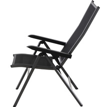 Gartenstuhl aus Aluminium und Textil
