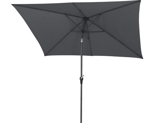 Rechteckiger Sonnenschirm mit Mittelstange