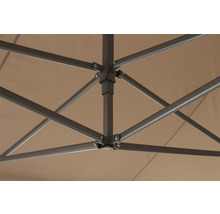 Allrounder Pavillon Siena Garden 3x4,5 m taupe HORNBACH