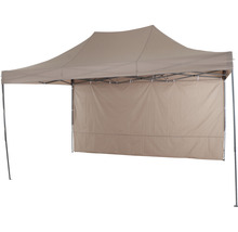 Allrounder Pavillon Siena Garden 3x4,5 m taupe HORNBACH