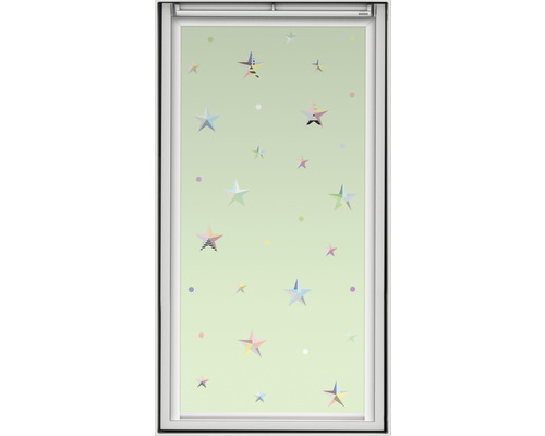 Fenster mit Sternenmuster für Kinderzimmer