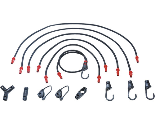 Spanngurt Set mit Haken und Ösen