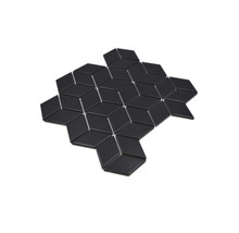 Keramikmosaik POV 05 schwarz matt 26,6x30,5 cm-thumb-4