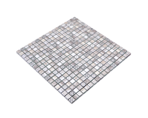 Mosaikfliese mit verschiedenen Mustern