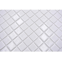 Glasmosaik VP100PUR für Poolbau weiß 31,6x31,6 cm-thumb-1