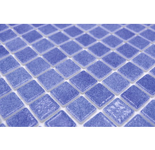 Glasmosaik VP508PUR für Poolbau blau 31,6x31,6 cm