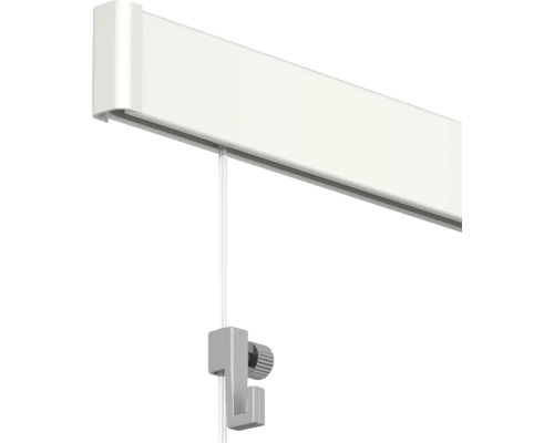 Bilderschiene All-In-One Click Rail 20 m weiß