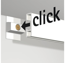 Aufhängesystem All-In-One Click Rail 20 m weiß Primer-thumb-10