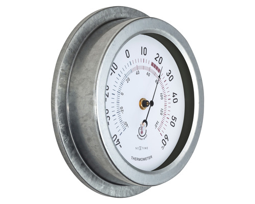 Wetterfestes Nextime Thermometer mit Temperaturskala in Celsius und Fahrenheit