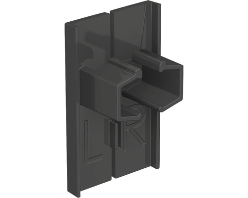 Kunststoffhalterung mit L und R Kennzeichnung