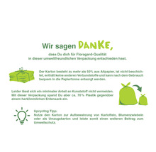 Informationen zur umweltfreundlichen Verpackung von Floragard
