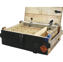 Vintage Holztruhe 49x36x19 cm