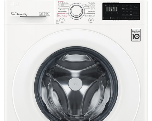 Frontlader Waschmaschine mit 9 kg Fassungsvermögen von LG