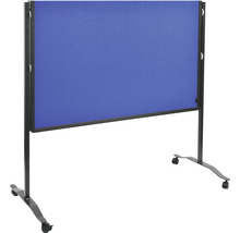 Mobile Stellwand mit Stoffbezug