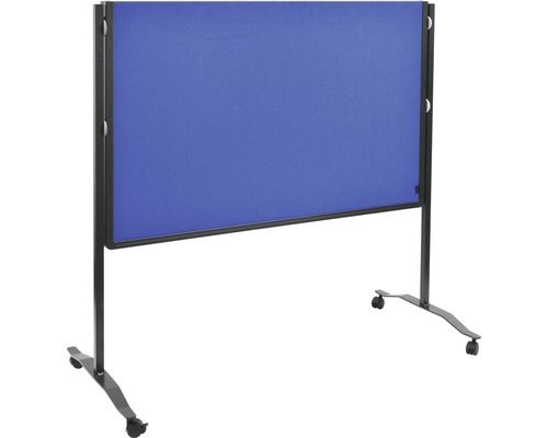 Mobile Stellwand mit Stoffbezug