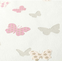 Vliestapete 36933-2 Attractive Schmetterlinge grau rosa weiß-thumb-5