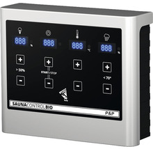Saunasteuerung mit digitalem Display