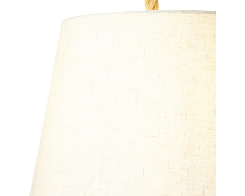 Nahaufnahme eines Lampenschirms mit Textiloberfläche