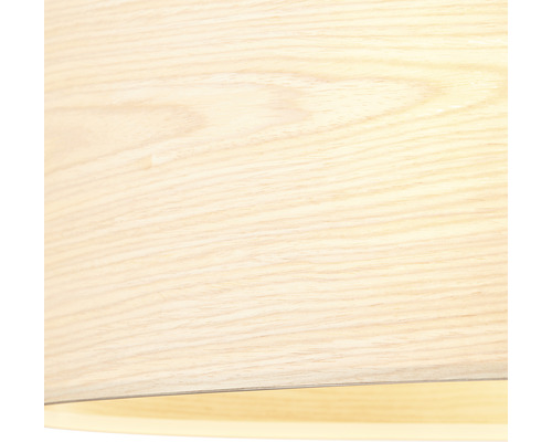 Nahaufnahme einer Holzfurnierlampe