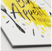 Glasbild Bon Appetit 30x30 cm