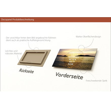 Decopanel Slogan the sunset III 15x30 cm