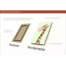Decopanel Giraffe chewing gum 15x30 cm