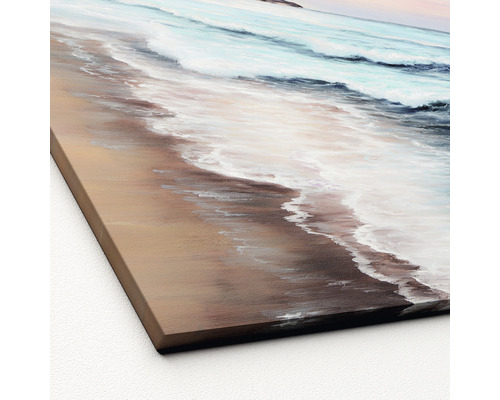 Gemälde mit Strandmotiv im Detail