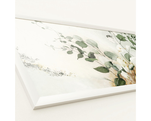 Gerahmtes Wandbild mit Pflanzenmotiven für die Dekoration