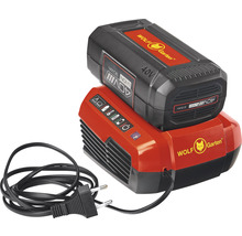 Wolf Garten Ladegerät mit 40 Volt Akku