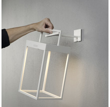 Portofino LED Solar-Laterne weiß Lichtfarbe warmweiß
